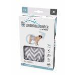 M-Pets Erkek Köpekler İçin Yıkanabilir Külot Bez 33x40,6cm (2'li) [M]