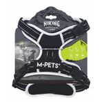 M-Pets Hiking Reflektörlü L Siyah 45-95 cm Köpek Göğüs Tasması