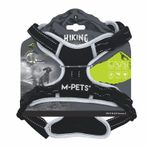 M-Pets Hiking Reflektörlü S Siyah 35-60 cm Köpek Göğüs Tasması