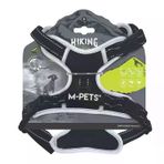 M-Pets Hıkıng Reflektörlü Soft Köpek Göğüs Tasması Siyah S