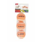 M-Pets Hop Tenis Topu 6.4 cm 3'lü Turuncu Köpek Oyuncağı