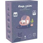 M-Pets Keep Calm Calming Sakinleştirici Kedi Tasması Gri