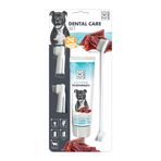 M-Pets Köpekler İçin Biftekli Diş Macunu ve Fırça Seti