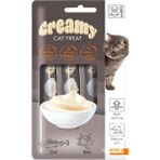 M-Pets Krema Kedi Ödül Maması 4*15 gr Morina Balıklı ve Biftekli Lezzetli Ödül