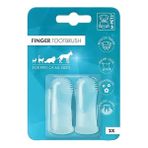 M-Pets M Pets Finger Silikon Parmak Kedi Köpek Diş Fırçası 2'li