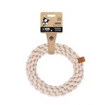 M-Pets Örgü Halka 25 cm Beyaz Köpek Oyuncağı