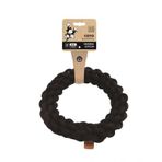 M-Pets Örgü Halka 25 cm Siyah Köpek Oyuncağı