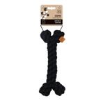 M-Pets Örgü Kemik 30 cm Siyah Köpek Oyuncağı