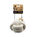 M-Pets Örgü Top 15 cm Beyaz Köpek Oyuncağı
