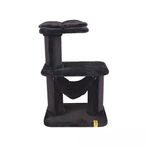M-Pets Panther Premium Relax Kedi Tırmalama Tahtalı Kedi Ağacı Siyah 65X48X98 cm