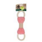 M-Pets Peluş Kemik 33x9.5x3 cm Pembe Köpek Oyuncağı