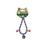 M-Pets Pixie Zilli 0.6x30 cm Mavi-Kırmızı Kedi Boyun Tasması