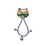 M-Pets Pixie Zilli 0.6x30 cm Mor-Mavi Kedi Boyun Tasması