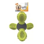 M-Pets Saturn Ödül Hazneli Kauçuk 14x13x12 cm Yeşil Köpek Oyuncağı