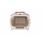 M-Pets Sixties Televizyon Şeklinde Beyaz 44.7x26.6x38.4 cm Kedi Taşıma Çantası