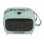 M-Pets Sixties Televizyon Şeklinde Turkuaz 44.7x26.6x38.4 cm Kedi Taşıma Çantası