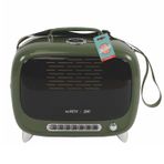 M-Pets Sixties Televizyon Şeklinde Yeşil 44.7x26.6x38.4 cm Kedi Taşıma Çantası