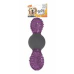 M-Pets Uranus Kauçuk Ödül Hazneli 16.5x6x6 cm Mor Köpek Oyuncağı