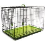 M-Pets Voyager 2 Kapılı 106x71x76 cm XL Yeşil Köpek Kafesi
