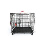 M-Pets Voyager Tekerlekli 2 Kapılı 106x71x76 cm XL Siyah Köpek Kafesi