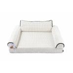M-Pets Warm Hug 90x70x32 cm L Beyaz Kedi ve Köpekler İçin Koltuk Şeklinde Yatak