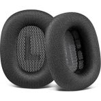 M.TK Moveteck Airpods Max ile Uyumlu Kulaklık Pedi Süngeri Yastığı + Takma Aparatı 2in1 Set - Siyah
