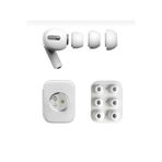 m.tk moveteck AirPods Pro 3 Uyumlu Anc Delikli 3 Çift Xs, S, L Silikon Yedek Kulaklık Ucu Kulaklık Tıkacı Beya