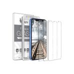 m.tk moveteck Apple iPhone 11 ve XR ile Uyumlu Cam Ekran Koruyucu, Kolay Kurulum, Sensor Protection