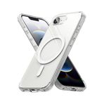 m.tk moveteck Apple iPhone 16e ile Uyumlu Magsafe Kablosuz Şarj Destekli Sert Silikon Şeffaf Kılıf