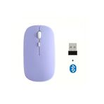 m.tk moveteck Bluetooth ve USB 2.4G Kablosuz Mouse, Lila