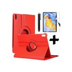 M.TK moveteck Honor Pad 8 12 inç Tablet Uyumlu Kılıf Dönebilen 360 Kılıf + Ekran Koruyucu + Dokunmatik Kalem Set, Kırmızı, Tek Ebat, 360SET-3in1-Pad8-red