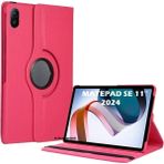M.tk moveteck Huawei Matepad Se 11 İnç 2024 Uyumlu Tablet Kılıf 360 Derece Tam Koruma Standlı Kapaklı Dönen Zırh - matepad se 11'' 2024 - Pembe