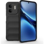 M.TK Moveteck Infinix Smart 9 Kılıf Kamera Korumalı Kabartmalı Yumuşak Renkli Silikon Kapak Mat Hisli Kadife - Siyah