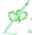 M.TK Moveteck iPad A16 Air 6/7/8/9/10/11/12. Nesil Avuç Içi Red Palm Rejection Tablet Kalemi Stylus Yazı Çizim Pen - Yeşil