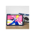 M.TK moveteck Ipad Air 10.9 2020 4.nesil uyumlu Kılıf Kamera Lens Korumalı Dönebilen Yüzüklü Tablet Kılıfı, mavi, Tek Ebat, 789mtkTablet0163