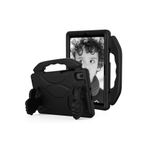 M.TK moveteck Ipad Air 2 9.7 Uyumlu Kılıf Çocuk Tablet Standlı Ibuy Renkli Tutacaklı Kılıf A1566 A1567, siyah, Tek Ebat, 789mtktbeva0151