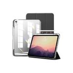 m.tk moveteck İpad Air 4/5/6 Nesil ipad Air 11 M2/M3 Kılıf Magnetik Kalem Şarj Bölmeli Akıllı Uyku Modlu Şeffaf