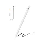m.tk moveteck iPad Pro 11" 5. Nesil ile Uyumlu Stylus Kalem, Avuç İçi Algılamayan, Eğim Özelliği, Beyaz