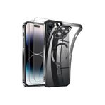 m.tk moveteck iPhone 11 Pro ile Uyumlu Manyetik Şeffaf Silikon Kılıf, MagSafe, Kablosuz Şarj Uyumlu, Sararmaz, Siyah