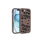 M.TK moveteck İphone 13 Kılıf Yumuşak Renkli Lansman Silikon Coffe Desenli 3d Çıkıntılı Kenarlı Korumalı, Siyah, Tek Ebat, klas-13-siyah