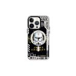 M.TK moveteck İphone 15 için Magsafe ile Uyumlu Kılıf Keep Off DNA Series Dual Color Godzilla Desenli Robotik