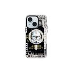 M.TK moveteck İphone 15 ile Uyumlu için Magsafe ile Uyumlu Kılıf Dual Color Godzilla Star Wars Desenli Robotik 3 boyutlu