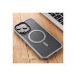M.TK moveteck İphone 15 Pro Max Kılıf Kamera Çıkıntılı Arkası Buzlu Mat Magsafe Şarj Destekli Titanyum Kenarlı Kap, Naturel, Tek Ebat, YSD-FLET-15promax-naturel123