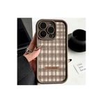 M.TK moveteck İphone 15 Pro Max Kılıf Yumuşak Renkli Lansman Silikon Coffe Desenli 3d Çıkıntılı Kenarlı Korumalı, Açık Kahve, Tek Ebat, klas-15promax-açıkkahve