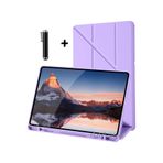 m.tk moveteck Lenovo Tab M10 TB311FU 10.1 inç ile Uyumlu Kılıf, Akıllı Kalem Bölmeli, Katlanabilir Standlı, Lila