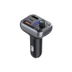 m.tk moveteck M63 Araç Fm Transmitter Bluetooth Araç Kiti Type C Pd Hızlı Şarj Dijital Ekran Tf/Sd Kart Usb Çakmak
