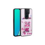 M.TK moveteck Oppo A9 2020 Kılıf Sevimli Ayıcık Tasarımlı Karakterli Kabartmalı 3Boyutlu Yumuşak Silikon Baby Case, Beyaz, Tek Ebat, amas-a92020-beyaz