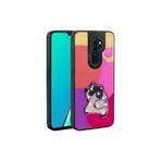 M.TK moveteck Oppo A9 2020 Kılıf Sevimli Ayıcık Tasarımlı Karakterli Kabartmalı 3Boyutlu Yumuşak Silikon Baby Case, Mor, Tek Ebat, amas-a92020-mor