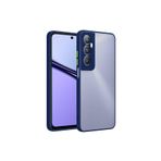 M.TK moveteck Realme C65 Uyumlu Kılıf 3d Kamera Korumalı Mat Parmak izi Yapmaz Renkli Tuşlu Silikon Buzlu Kap, Lacivert, Tek Ebat, hux-rc65-laci