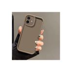 M.TK moveteck Samsung Galaxy A06 Kılıf Yumuşak Renkli Lansman Silikon Kamera Korumalı Çıkıntılı Kenarlı 3d coffe, Kahverengi, Tek Ebat, ananas-a06-kahve